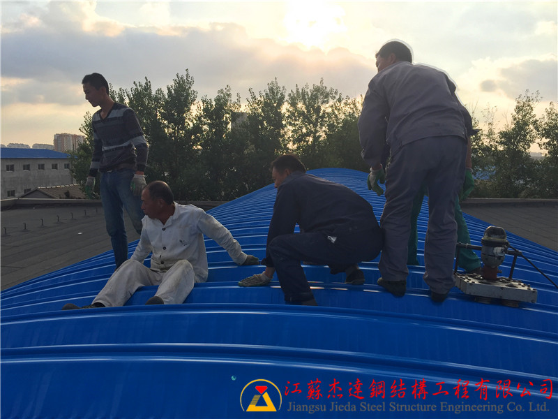 福州周边跨度29米拱形屋顶承接